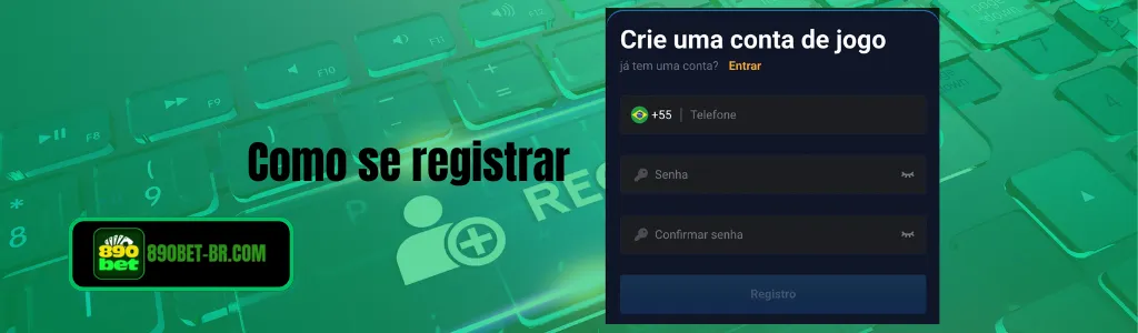 890bet registrar e login